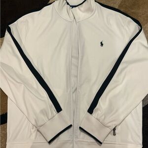 Polo by Ralph Lauren White and Black Bomber Jacket